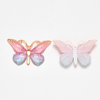 Transparent Acrylic Pendants X-TACR-R140-08E-1