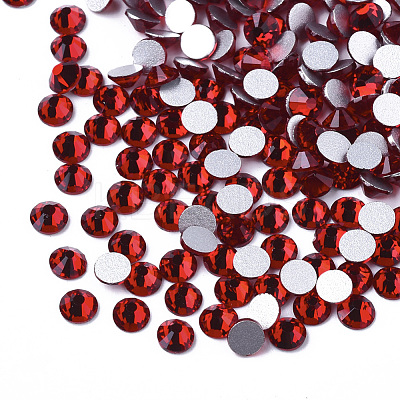 Glass Flat Back Rhinestone Cabochons RGLA-S002-20SS-28-1