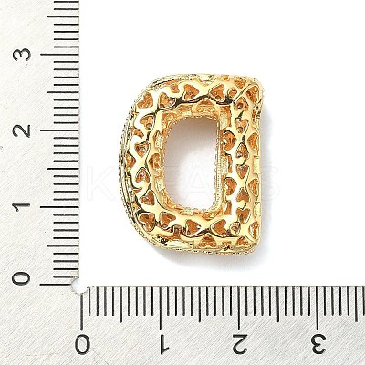 Rack Plating Brass Micro Pave Cubic Zirconia Pendants KK-Q790-01D-G-1