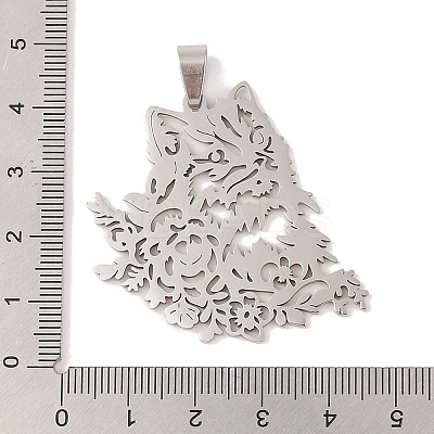 Non-Tarnish 201 Stainless Steel Pendants STAS-A094-26P-1