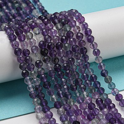 Natural Fluorite Beads Strands X-G-K315-B01-01-1