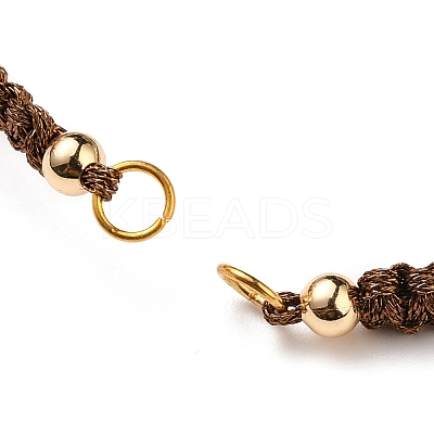 Adjustable Braided Polyester Cord Bracelet Making AJEW-JB00760-06-1