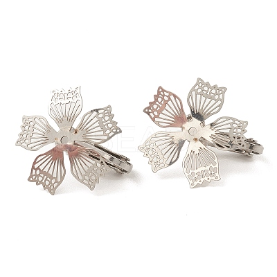 Non-Tarnish 304 Stainless Steel Clop-on Earrings Finding STAS-B043-01-1