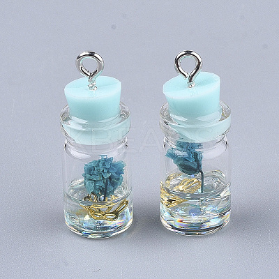 Glass Bottle Pendant Decorations LS-X-GLAA-S181-05B-1