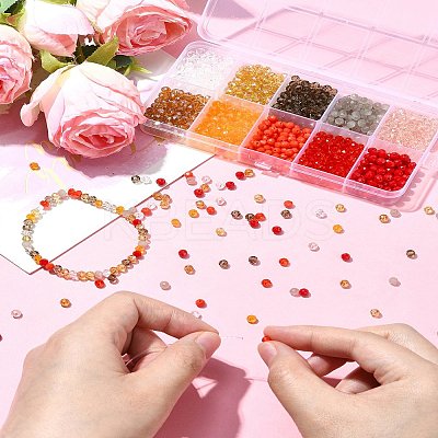 1300Pcs 10 Styles Glass Beads GLAA-YW0003-46-1