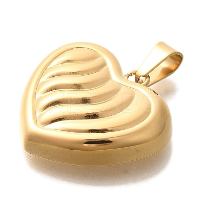 PVD Vacuum Plating 304 Stainless Steel Pendants STAS-U035-42G-1