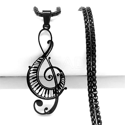 201 Stainless Steel Pendant Necklaces PW-WG17577-01-1
