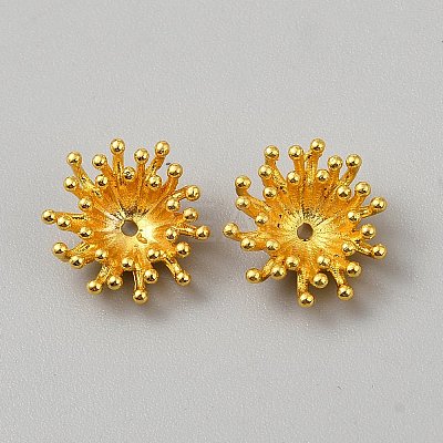 Brass Bead Caps KK-WH0101-063G-1