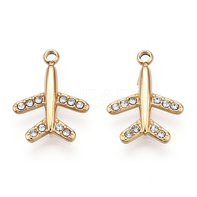 304 Stainless Steel Charms STAS-T064-27G-1