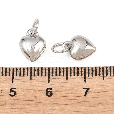 Valentine's Day Brass Charms KK-H292-57C-P-1