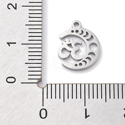 Anti-Tarnish 304 Stainless Steel Pendants LS-STAS-R003-03P-02-1