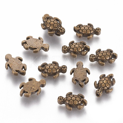 Tibetan Style Alloy Beads X-TIBEB-7681-AB-NR-1