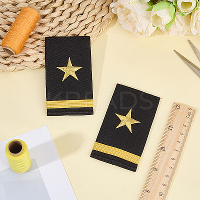 1 Pair Polyester Sailor Epaulettes DIY-BC0017-21A-1