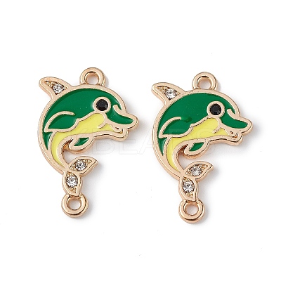 Alloy Enamel Connector Charms ENAM-I054-02-1