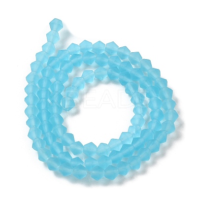 Imitate Austrian Crystal Frosted Glass Beads Strands LS-GLAA-F029-TM2mm-B20-1