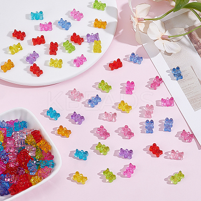 200G Transparent Acrylic Beads OACR-ME0001-09-1