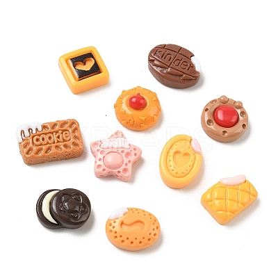 Opaque Resin Imitation Food Decoden Cabochons CRES-H002-01B-1