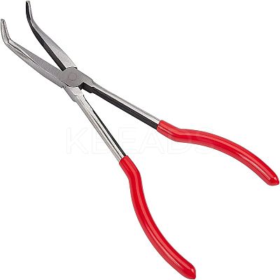 High Carbon Steel Bent Needle Nose Pliers PT-WH0006-05A-1