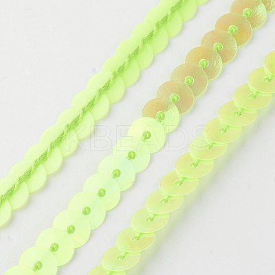 Eco-Friendly Plastic Paillette Beads PVC-Q092-6mm-P85-1