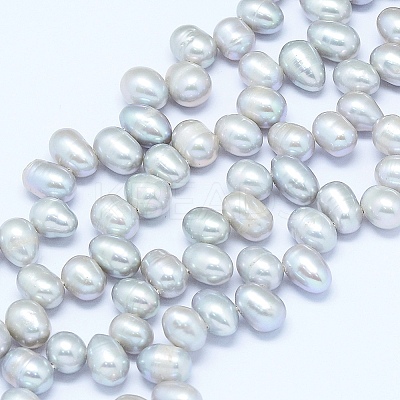 Natural Cultured Freshwater Pearl Beads Strands PEAR-G004-01A-01-X-1