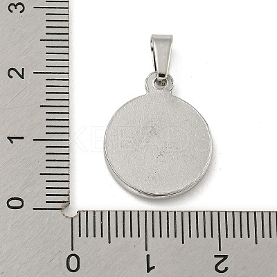 Non-Tarnish 304 Stainless Steel Pendants STAS-B071-02G-12P-1