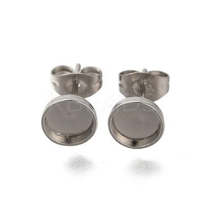 304 Stainless Steel Stud Earrings for Women EJEW-M028-01S-1
