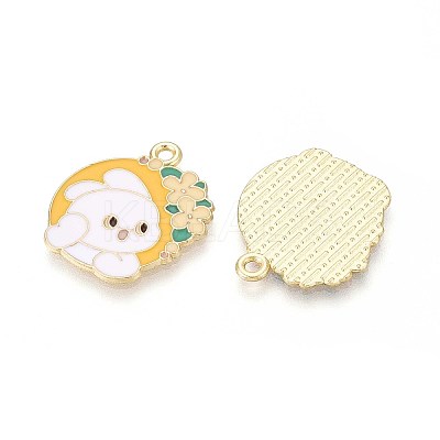 Alloy Enamel Pendants ENAM-T022-62A-1