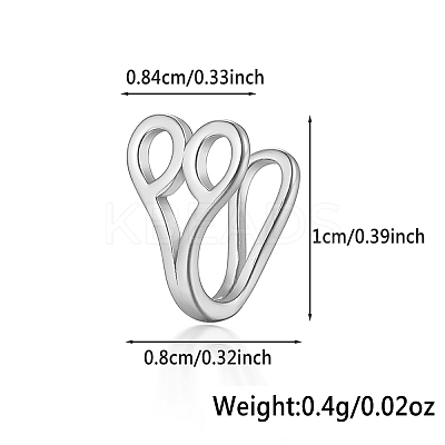925 Sterling Silver Pave Clear Cubic Zirconia Nose Rings VW3837-2-1