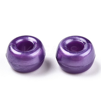Plastic Pearlized Beads KY-T025-01-D04-1