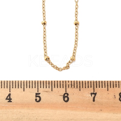 304 Stainless Steel Satellite Chain Necklaces X-NJEW-L173-012-G-1