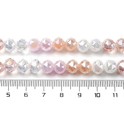 Transparent Glass Beads Strands X-GLAA-Q009-01C-1