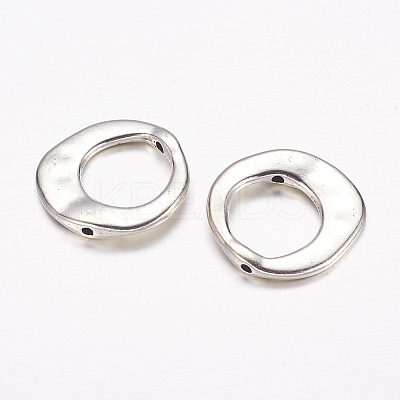 Tibetan Style Irregular Ring Bead Frames LS-X-LF10246Y-NF-1