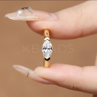 Alloy with Clear Cubic Zirconia Finger Rings FS-WGD7F1A-01-1