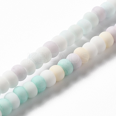 Handmade Frosted Porcelain Beads PORC-E017-01E-1