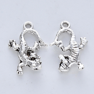 Tibetan Style Alloy Pendants TIBE-R316-014AS-RS-1
