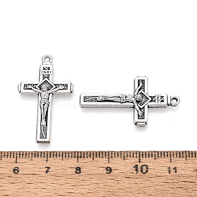 Tibetan Style Alloy Pendants TIBEP-T054-11AS-1