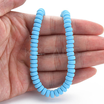 Handmade Polymer Clay Beads Strands LS-CLAY-N008-95-1