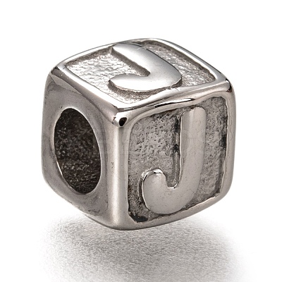 Tarnish Resistant 304 Stainless Steel European Beads OPDL-L020-001J-1