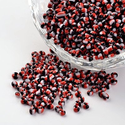 12/0 Opaque Colours Seep Glass Beads SEED-M008-C45-1