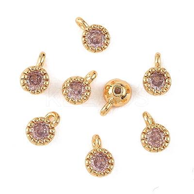 SHEGRACE Brass Pave Cubic Zirconia Charms XGRQ5K372-832G-B-1