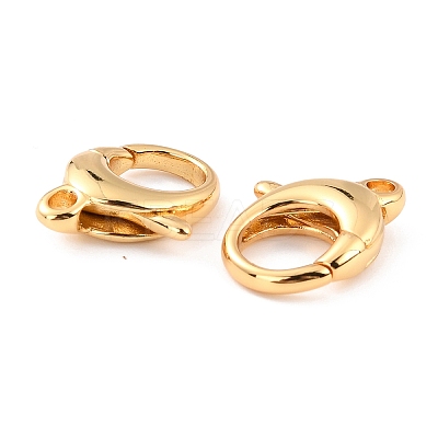 Brass Lobster Claw Clasps LS-KK-D065-02G-1