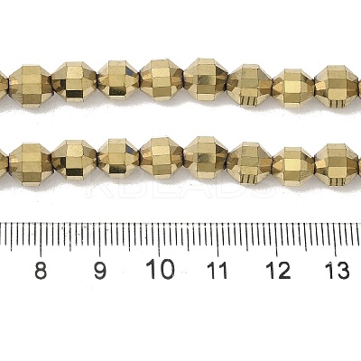 Electroplated Synthetic Non-magnetic Hematite Beads Strands G-I364-L01-1