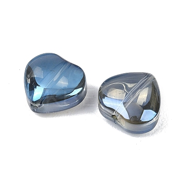 Electroplate Glass Bead LS-EGLA-H102-08W-1