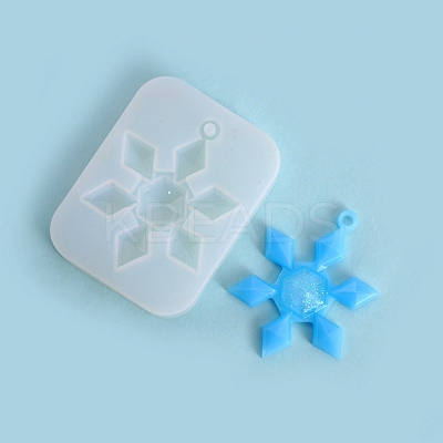 Christmas Theme DIY Snowflake Pendant Silicone Molds LS-DIY-F114-27-1