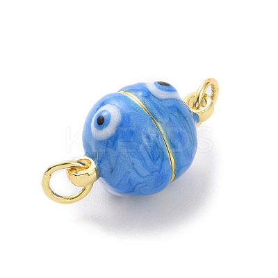 Brass Magnetic Clasps ZIRC-F136-10G-06-1