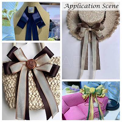9 Yards 3 Styles Polyester Ribbon SRIB-C002-08D-1