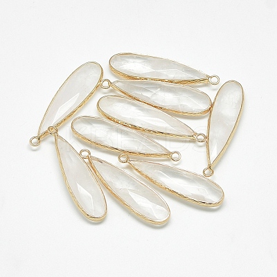 Natural Quartz Crystal Pendants G-Q494-56A-1