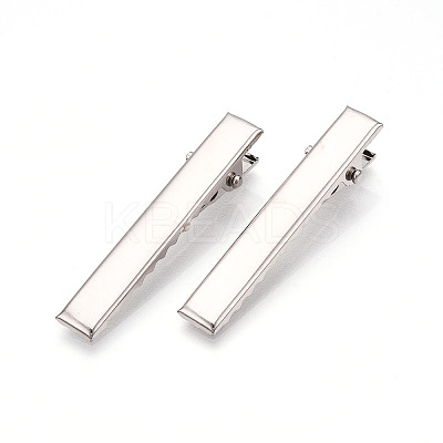 Iron Flat Alligator Hair Clip Findings X-IFIN-S286-46mm-1