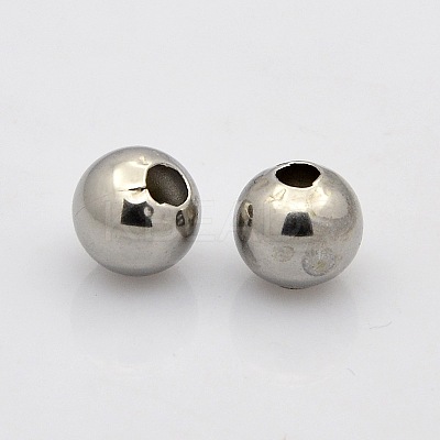 Tarnish Resistant 304 Stainless Steel Round Beads LS-STAS-N020-16-5mm-1