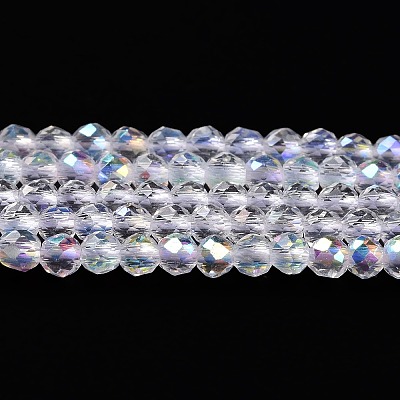 Electroplate Glass Beads Strands LS-GLAA-H021-01A-AB01-1